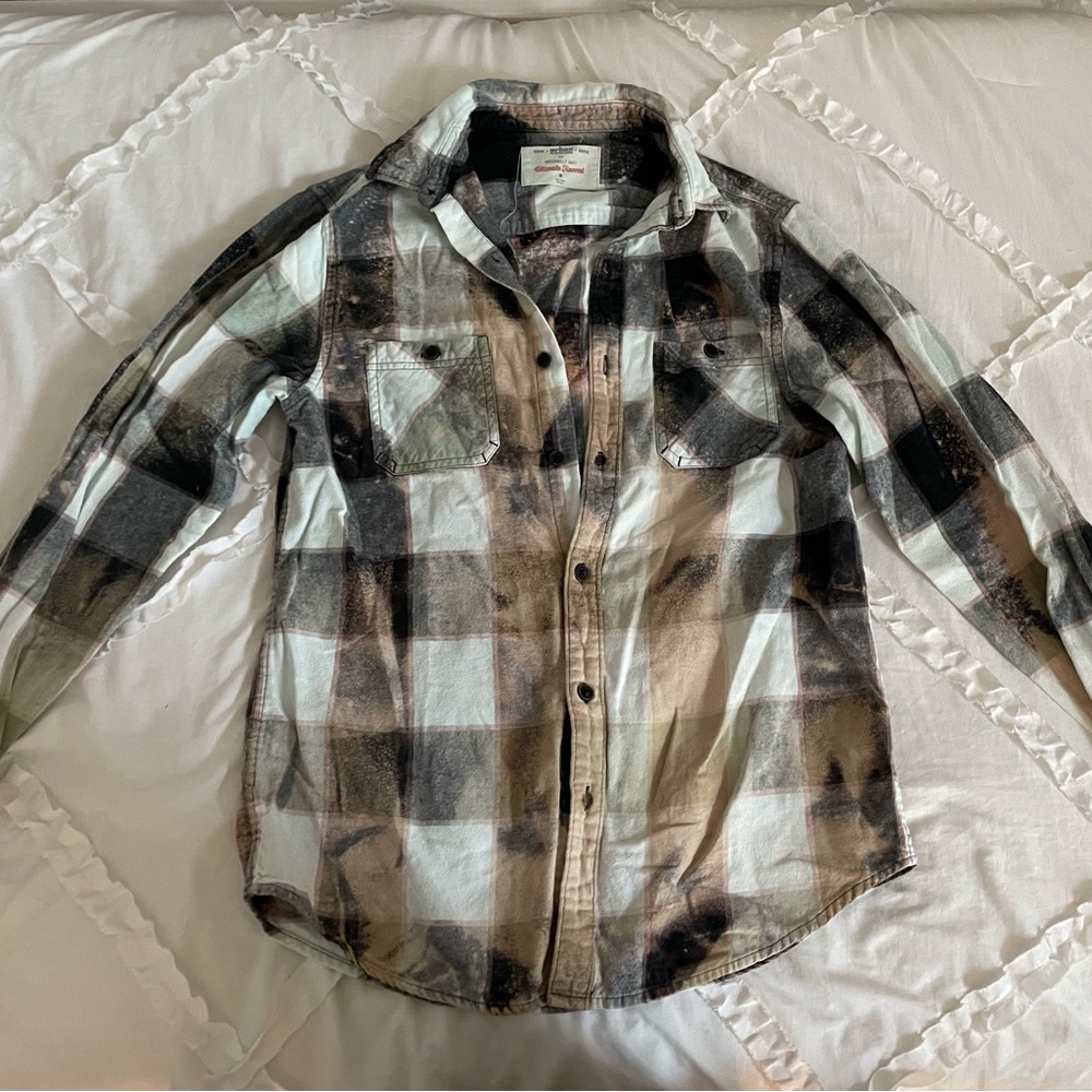 Urban Pipeline Black and White Plaid Button Down Shirt